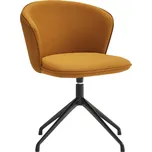 Hořčicově žlutá čalouněná konferenční židle Teulat Add II.