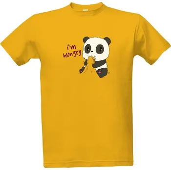 Pánská móda Tričko s potiskem Hladová panda pánské