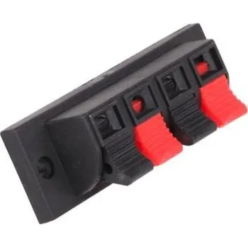 Elektrická zásuvka Zásuvka REPRO 4x přítlačná