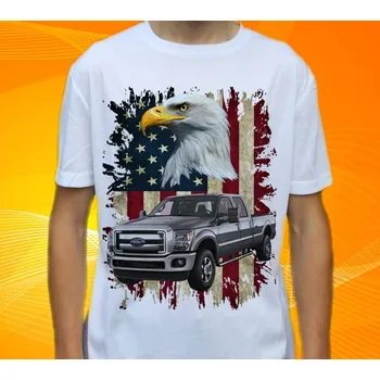 Pánské tričko tričko Ford F-350 3XL (tričko s osobním autem )
