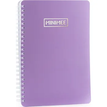 Zápisník Tečkované MINIMEE zápisníky - A5 120 gsm lila světlé tečky