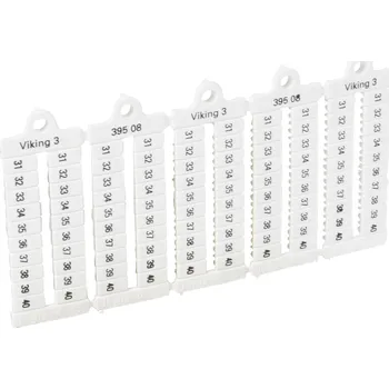 Rozvaděč LEGRAND Štítek VIKING 39508 "31-40" pro svorky 039508
