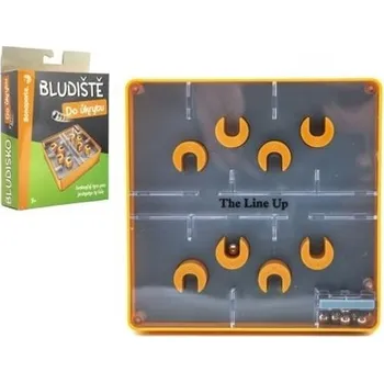 Hlavolam Bludiště/hlavolam Do úkrytu plast 12x12cm