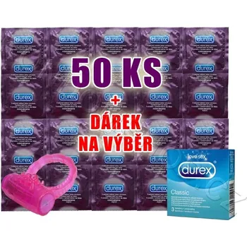 Kondom Durex Feel Intimate - kondomy, 50 ks + dárek zdarma Dárek zdarma: + Krabička Pasante Naturelle 3ks zdarma