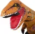 Karnevalový kostým KIK Nafukovací kostým T-Rex hnědý