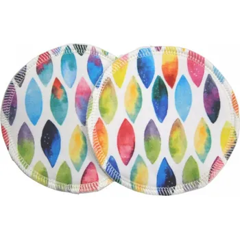 Vložka do podprsenky Breberky BIO vložky do podprsenky (BioBavlna) - Duhové šupiny