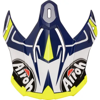 Helma na motorku náhradní kšilt pro přilby TERMINATOR OPEN VISION, AIROH (shock modrá)