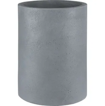 Květináč Květináč plastový Geli Rondo High 39 x 39 x 54 cm světlý beton