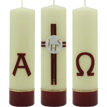 Svíčka Svíce velikonoční sada slonová kost