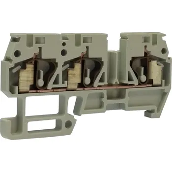 Rozvaděč ELEKTRO BEČOV Svorka EURO Q2,5/1+2 šedá řadová bezšr. A223212