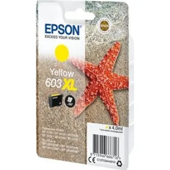 Počítačové příslušenství Náplň Epson 603XL, C13T03A44020 žlutá blistr s RF / akustickým alarmem