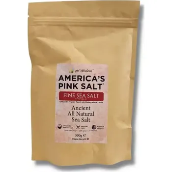 Kuchyňská sůl Redmond nerafinovaná pravá mořská růžová sůl z Utahu Americas Pink Salt 500 g