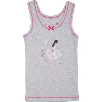 Oblečení a móda WOLF Dívčí spodní košilka šedá S2061 vel. 98-134 Velikost: 98/104