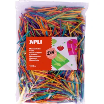 Dřevěné tyčinky Apli, Jumbo pack, mix barev