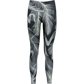 Dámské kalhoty Dámské dlouhé legíny premium ALTISPORT VOJ/ALW001LEG01 ČERNÁ/ŠEDÁ S