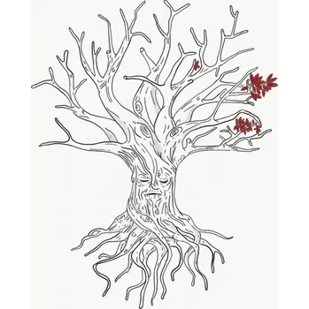 Svatební dekorace Svatba-eshop Svatební strom inspirovaný GoT A3 - svatební stromy