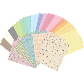 Barevný papír PartyDeco Sada jemně pastelových barevných papírů A4 34 ks