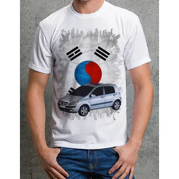 Pánské tričko tričko Hyundai Getz 134 (triko s osobním autem)