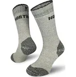 Northman vysoké ponožky Arctic track merino, více barev Šedá L (42-44)
