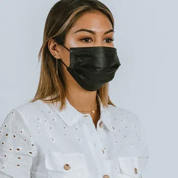 Úložný box Černé ústenky (30 ks) + 3 držáky ústenky + úložný box