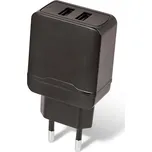 Nabíječka do sítě Setty 2,4A 2xUSB černá