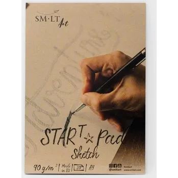 SMILTAINIS Skicák SMLT Art Start Pad Sketch, gramáž 90 gsm, 20 listů, lepený A5