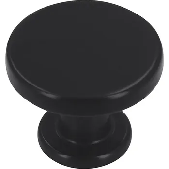 Nábytková úchytka TARA, kovová, černá mat, průměr 30 mm 2505-30 PB12
