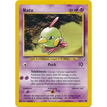 Karetní hra Pokémon NG 067/111 Natu - Neo Genesis Stav: Excellent
