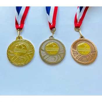 Stolní tenis FS Medaile TT zlatá bronzová 5,0 cm