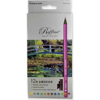 Kresba Pastelky Marco Raffine Colour Metalic 12 barev akce