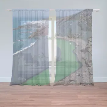 Záclona Záclony Černé pobřeží: 2 ks - 150x250 cm - Sablio