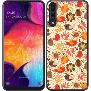 Pouzdro na tablet VSECHNONAMOBIL 17658 MY ART Ochranný obal Samsung Galaxy A70 BIRDS (004)