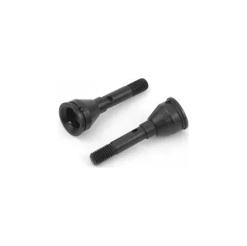 RC vybavení 1:10 Quantum2 MT Flux Monster Truck 4WD: Osy předních kol (2 ks)