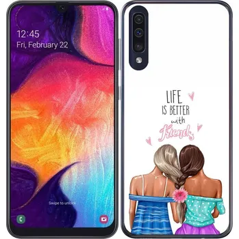 Pouzdro na tablet VSECHNONAMOBIL 23308 MY ART Ochranný obal Samsung Galaxy A70 FRIENDS (060)