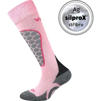 Dětské termo ponožky podkolenky Lomaxik, růžová, 30-34 (20-22)
