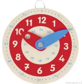 Hodiny Dřevěné hodiny 10 cm