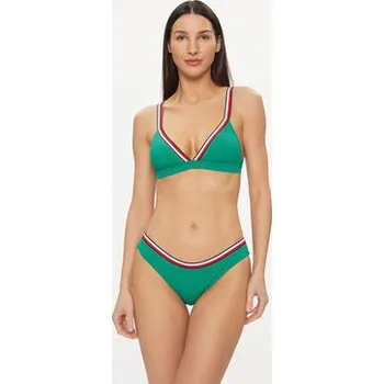 Dámské plavky Tommy Hilfiger Vrchní část bikin UW0UW05290 Zelená M