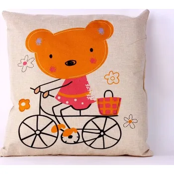 Povlak na dekorativní polštářek Povlak na polštář Luxury Styl 45x45cm - medvěd