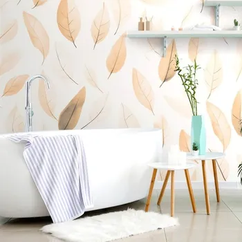 Tapeta Dovido Samolepící tapeta jemné listy v odstínu Peach Fuzz