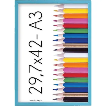 Rám na obraz TRADAG Polaris modrý 29,7 x 42 /A3/plexi