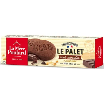 La Mére Poulard Francouzské sušenky 125g - All Chocolate French Shortbread