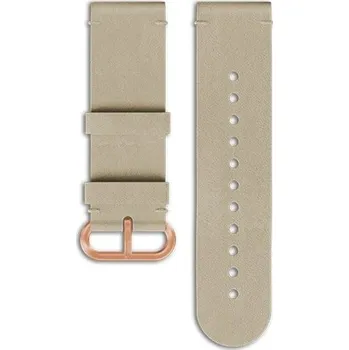 Řemínek na hodinky Kožený řemínek Suunto Essential White Copper