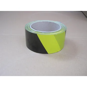 Lepicí páska Lepící páska PVC 50mm x 66m, černožlutá