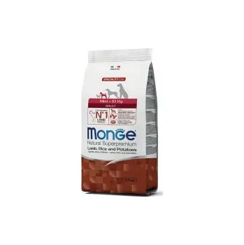 Krmivo pro kočku MONGE DOG Mini Adult Jehně,rýže,brambory 2,5kg, 25/16