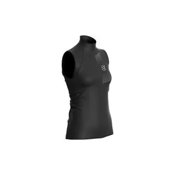 Dámská vesta COMPRESSPORT HURRICANE WINDPROOF VEST W XS; Černá vesta + DÁREK DLE VÝBĚRU!
