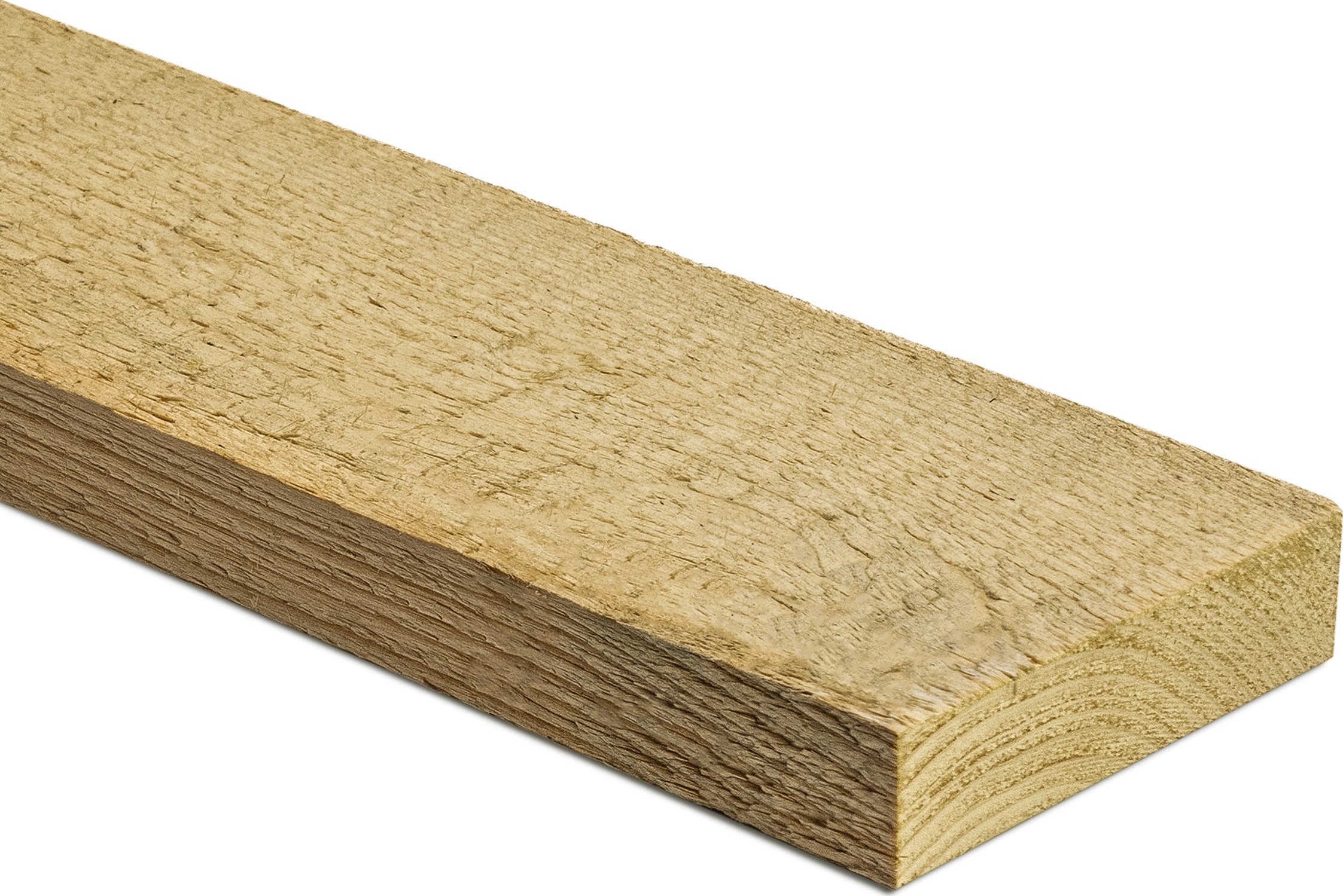Prkno nehoblované Smrk/borovice, 22x100x4000 mm, impregnované