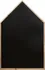Atmosphera Kreslicí tabule ve tvaru domečku 116,2 x 75,3 cm černá