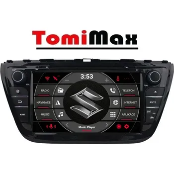 Autorádio TomiMax !!!AKCE!!! 4G+32 Suzuki S-Cross Android 14 autorádio s WIFI, GPS, USB, BT HW výbava: 8 Core 4GB+32GB PX HIGH, Velikost obrazovky: Dotyková obrazovka: 8"