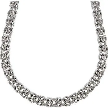 Náhrdelník Stříbrný náhrdelník královský délka náhrdelníku 50cm