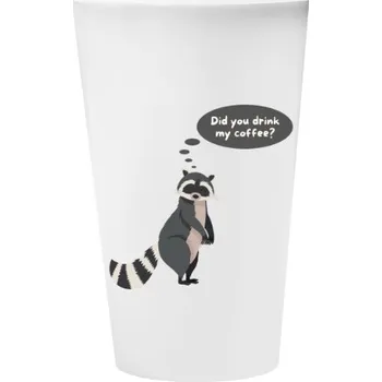 Cestovní nerezový hrnek s potiskem Vypil jsi mi kávu?
